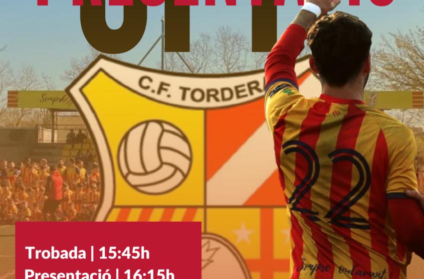 Arriba la presentació del CFTordera 22/23