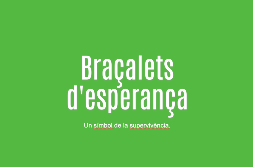 El CFTordera s’adhereix a la campanya braçalet verd contra el càncer.